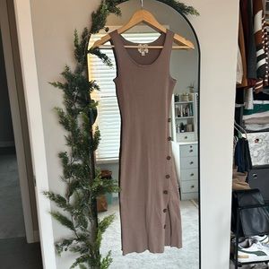 Stretchy sweater dress